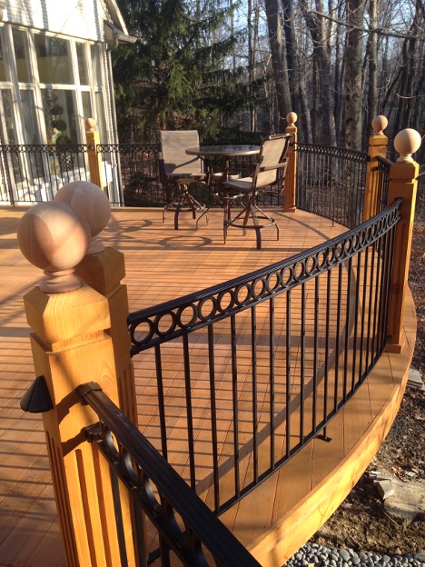 pt pine wooden deck designs columbus oh